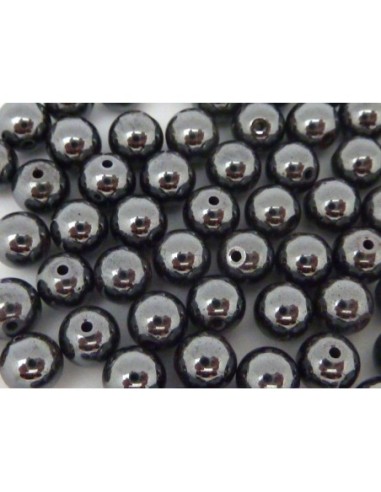Perle ronde n hématite 5mm
