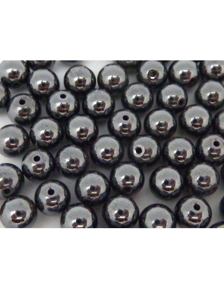Perle ronde n hématite 5mm Perle ronde n hématite 5mm