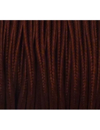 Ruban soutache marron brillant pour loisirs créatifs