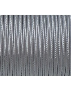 Galon soutache gris clair pour création bijoux