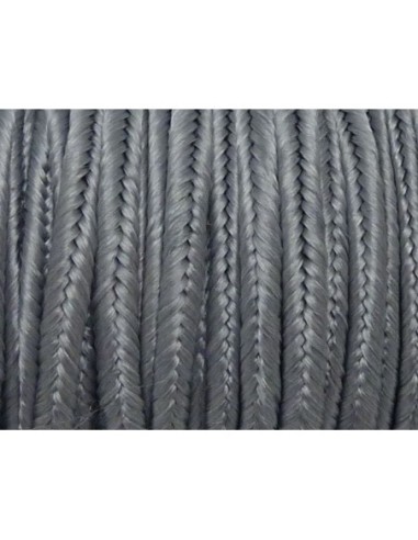 ruban soutache gris clair