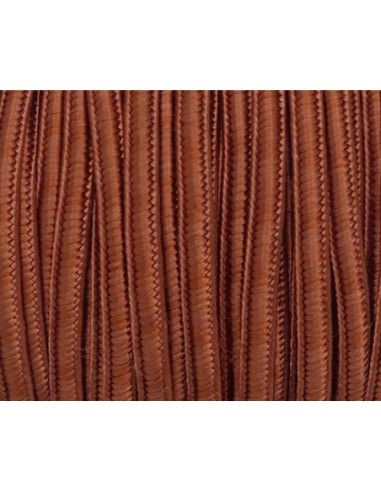 Ruban soutache orange rouille 5mm