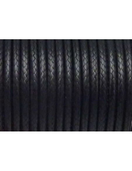 Cordon noir 2mm pour création bijoux