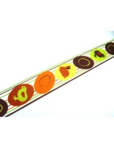 5m Ruban poussin, œuf, lapin 40mm de large  - Pâques