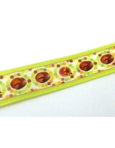 Galon motif oeuf en chocolat 16mm