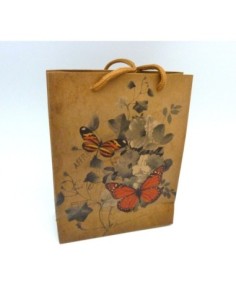 R-Pochette cadeaux 19 x 15cm papillon, fleur à soufflet...