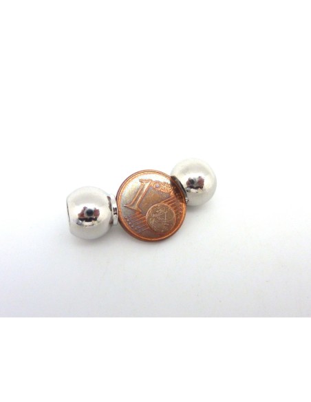 Fermoir magnétique pour cordon de 6mm Fermoir magnétique pour cordon de 6mm