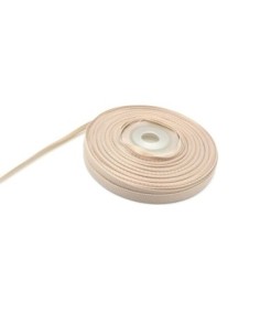 bobine ruban gros grain de largeur 7mm souple de couleur beige