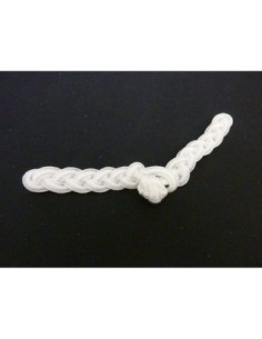 R-1 brandebourg 12,5cm en viscose couleur ivoire à coudre