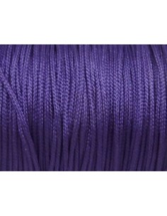 Cordon polyester pas cher violet 1mm 2