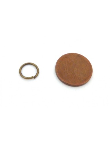 Anneaux de jonction bronze 8mm x 0,9mm