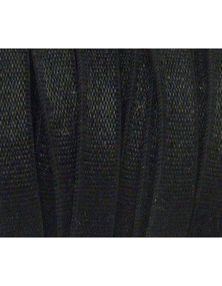 Ruban élastique 5mm noir brillant satiné Ruban élastique 5mm noir brillant satiné