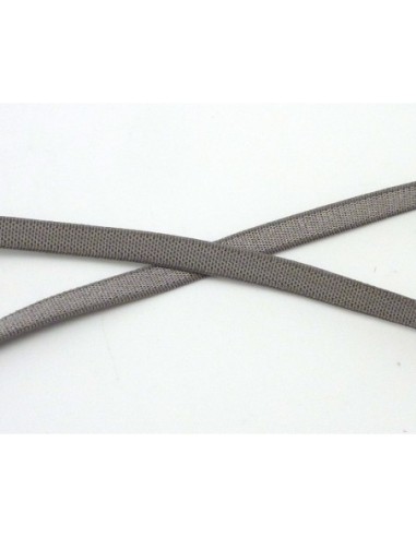 R-1m Fil élastique plat largeur 5mm brillant...