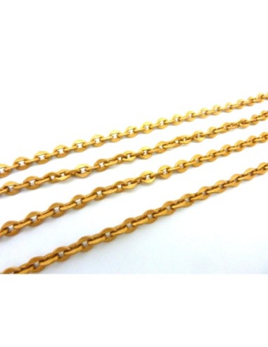 R-20cm de chaînette maillon plat 6,1mm x 5mm en...
