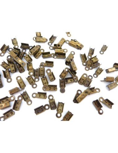 Embout serre fil bronze pour cordon de 2mm