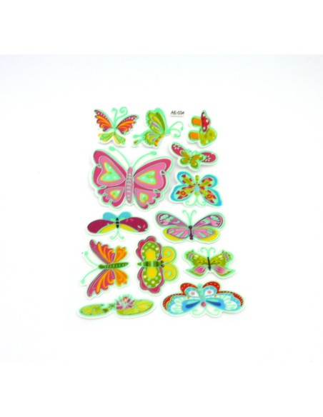 R-Stickers papillon lumineux dans la nuit 13 stickers