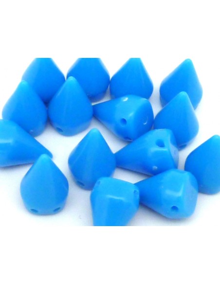 perle à coudre bleu 