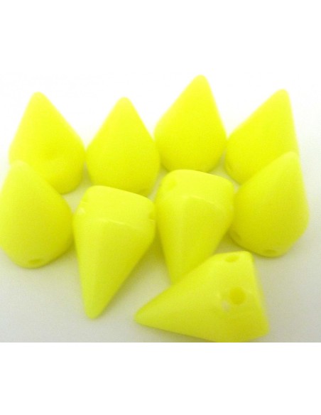 Clous à coudre jaune fluo