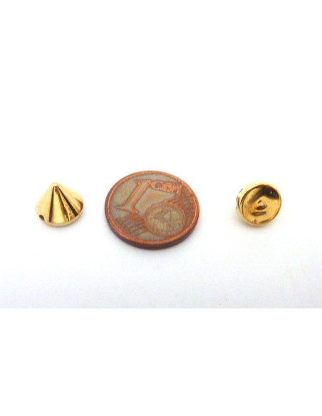 Clou doré à coudre ou à coller pour customisation 8mm