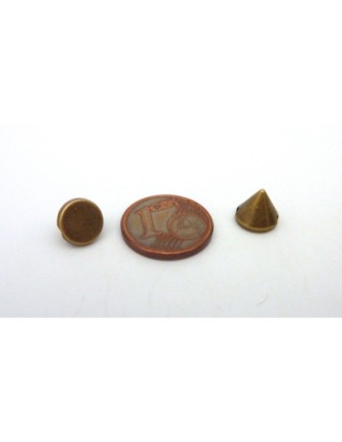 Clou pour la customisation de couleur bronze