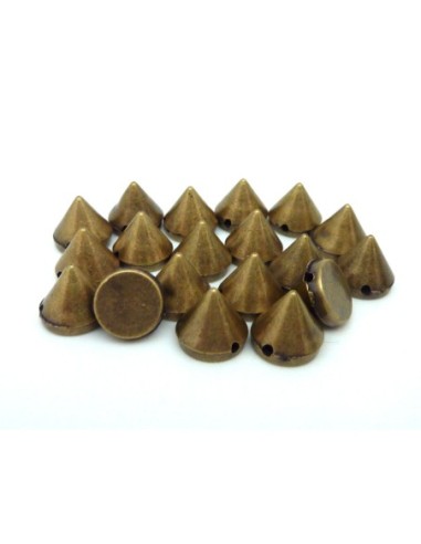 Perle clou de couleur bronze pour la customisation