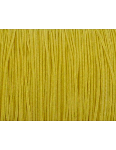 Fil élastique 1mm jaune citron