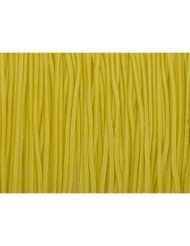 Fil élastique 1mm de couleur jaune citron