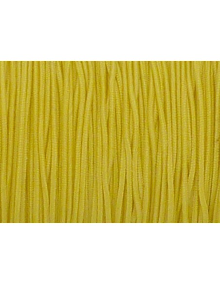 Fil élastique 1mm de couleur jaune citron