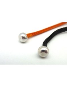 R-5 Perles embout de finition pour cordon de 2mm en zamac