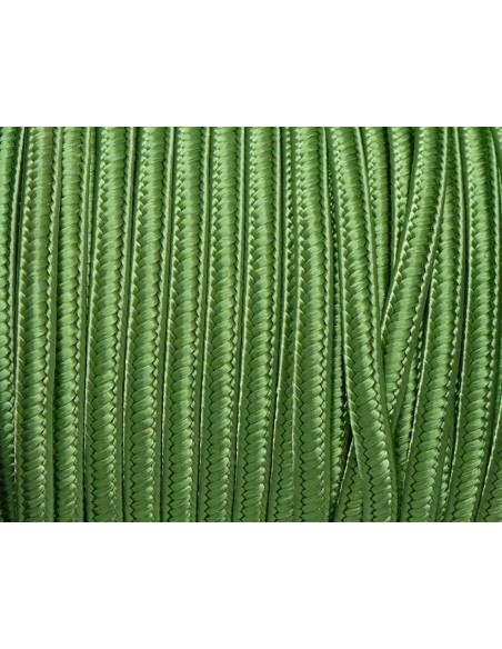 Ruban soutache vert olive satiné 4mm