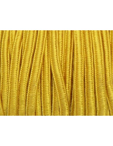 Cordon soutache jaune ocre vif 5mm