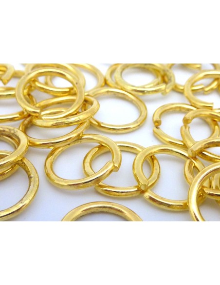 Anneaux de jonction doré 12mm