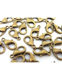 Mousqueton 12mm bronze