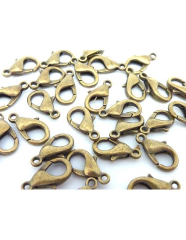 Mousqueton 12mm bronze
