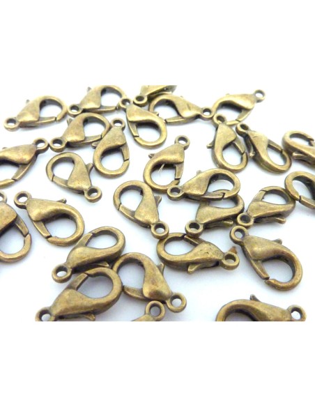 Mousqueton 12mm bronze