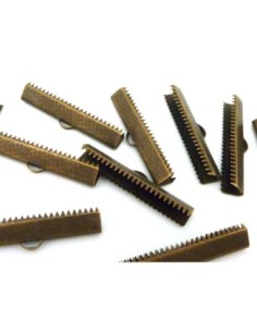 Serre ruban 35mm métal couleur bronze