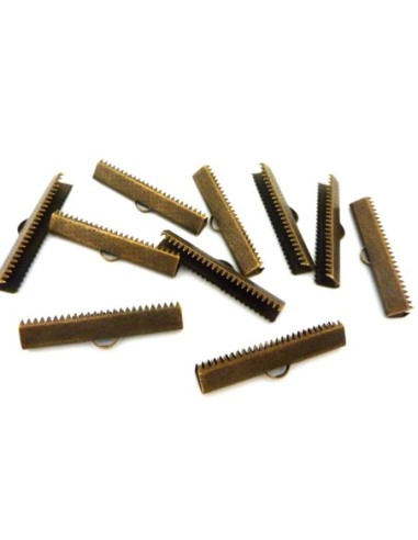 Serre ruban 35mm métal couleur bronze