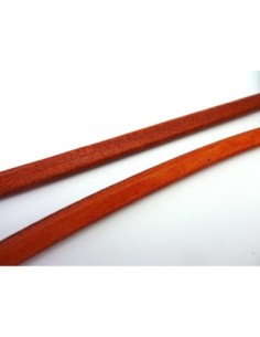 Cuir regaliz de couleur orange