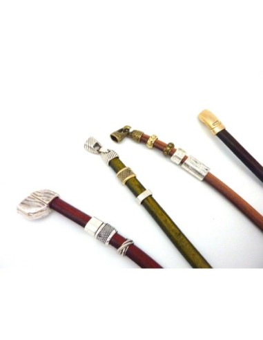 R-20cm Cuir regaliz  rainuré 10mm x 6,7mm...