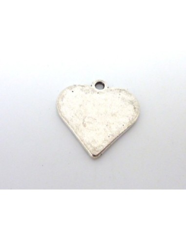 3 Breloques coeur, pendentif coeur 19,7mm en...