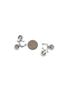 breloque solex en métal argenté pas chère 2