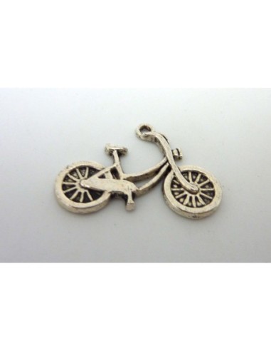 charm en métal argenté solex vélo à moteur