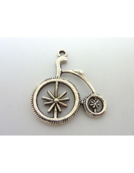 breloque métal argenté vélo grand bi vintage breloque métal argenté vélo grand bi vintage