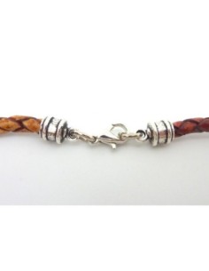 R-Fermoir mousqueton avec embout cylindrique pour cordon...