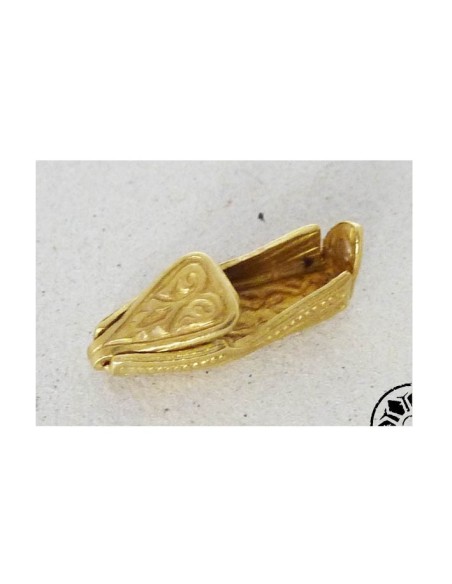 Pendentif sandale Vintage des années 50 en laiton