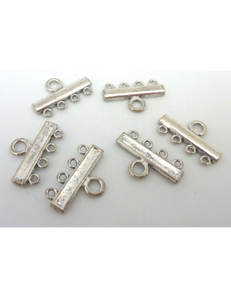 R-20 embouts multi rangs - 4 rangs 24mm en métal argenté