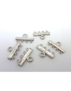 R-20 embouts multi rangs - 4 rangs 24mm en métal argenté 2