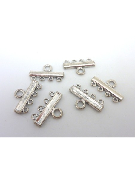 R-20 embouts multi rangs - 4 rangs 24mm en métal argenté