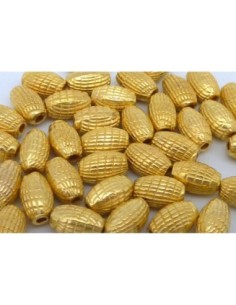 Perle olive doré strié pas chère 2