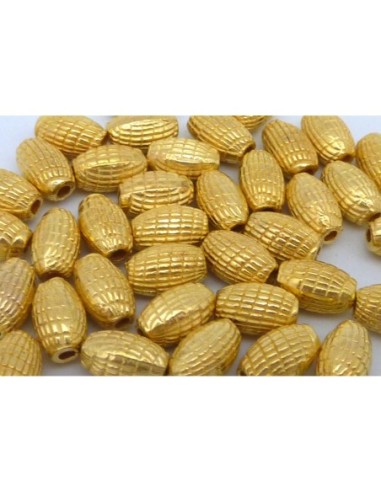 Perle doré strié pas chère